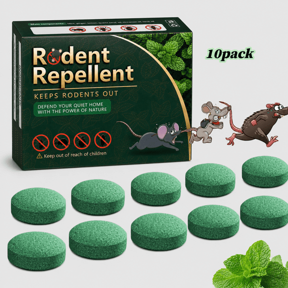 Mouse RodentRepellent, 1 boxes Peppermint Oil MouseRepellent Balls for Rats Mice Deterrent, Natural Mouse Traps for Indoor Outdoor Use, Keep Rodents Away from Garden and Home, Family & Pet Safe