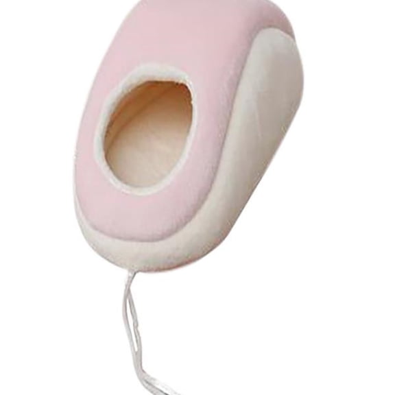 Mouse-Shaped Plush Pet Bed for Small Animals – Soft Washable Cushion, Secure Enclosed Design, Cozy Nest for Hamsters, Cats, Small Dogs, Space-Saving Home Decor
