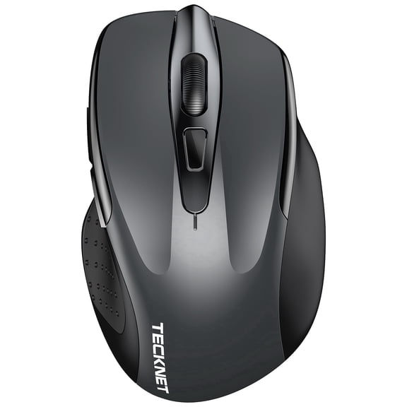 Mouse Silent Click,Computer Mouse,Wireless Mouse (2.4G & BT5.0/3.0) Silent 4800 DPI Computer USB A & Bluetooth Mouse 6 Buttons,Wide Compatibility