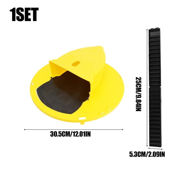 Mouse Trap Bucket ABS Plastic Indoor Outdoor Kitchen Restaurant Warehouse Automatic Reset Flip and Slide Mouse Trap Sets Tools