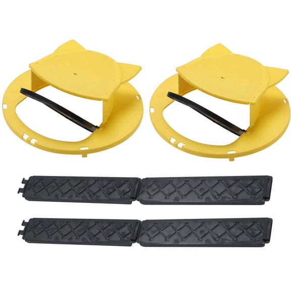 Mouse Trap Bucket - Mouse Traps Indoor for Home - Multi-Catch, Auto-Reset, Humane or Lethal Rat Trap - ABS Material - 5 Gallon Bucket Compatible-2pc