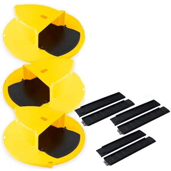 Mouse Trap Bucket, Pack of 3-Auto Reset Multi Catch Mouse Trap for Indoor and Outdoor Usage, Mouse Bucket Trap 5 Gallon Bucket Compatible$$Garden &