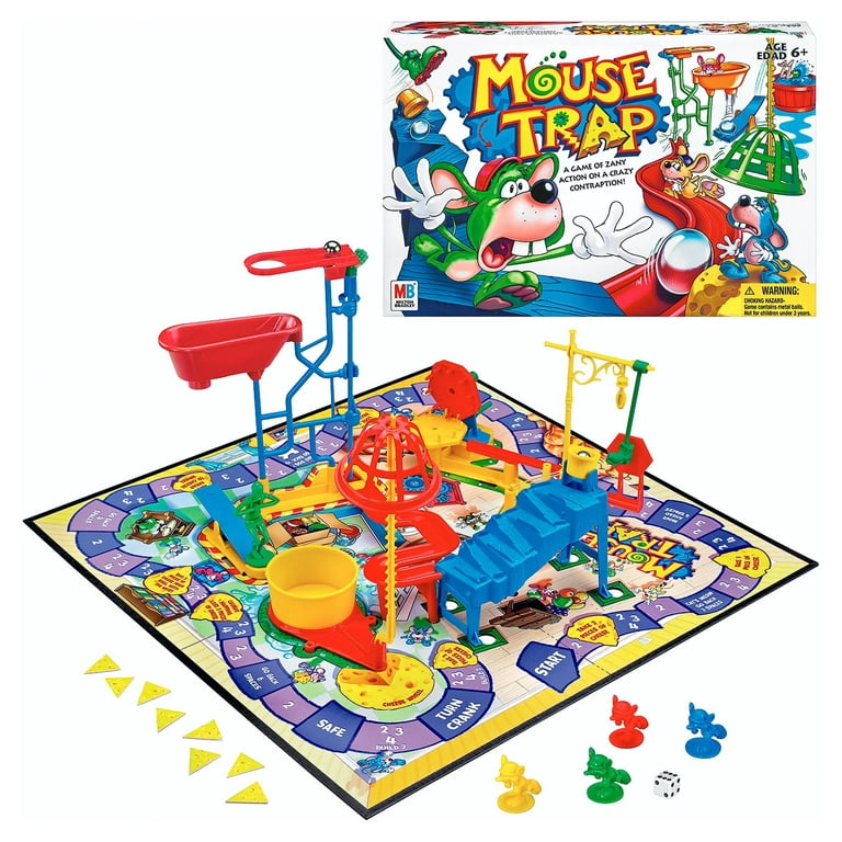  Hasbro Gaming Mouse Trap Kids Board Game, Family Board