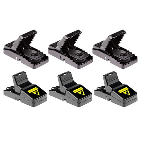 Mouse Trap, [Upgraded] Quick & Effective Mice Traps That Work Indoor Outdoor Humane Power Rodent Rats Mice Quick Killer Mouse Catcher, Safe Families Pet (6 Pack)
