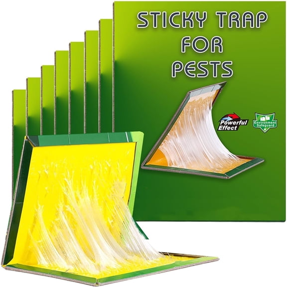 Mouse Traps,10 Pack RatTraps,Mouse Glue Board,Glue Boards Professional Strength That Work Capturing Indoor and Outdoor Rat