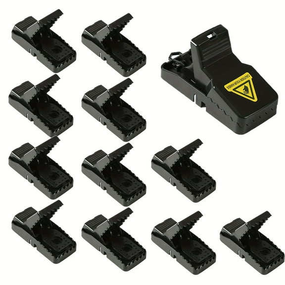 Mouse Traps, Mice Traps for House, Small Mice Trap Indoor Quick Effective Sanitary Safe Mousetrap Catcher for Family and Pet - 12 Pack