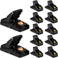 thumbnail image 1 of Mouse Traps, Mice Traps for House, Small Mice Trap Indoor Quick Effective Sanitary Safe Mousetrap Catcher for Family and Pet - 6 Pack, (M01-6Pack), 1 of 7