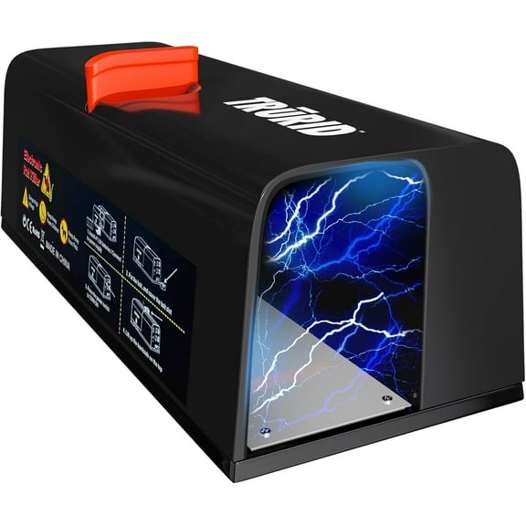 Mouse Traps and Rat Trap Indoor for Home - Powerful Electric Rodent Killer, Humane and Reusable Anti-Escape Design, Instantly Kills Rats, Mice, Chipmunks, and Squirrels