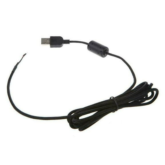Mouse USB Cable Replacement 2.2m Black PVC+Nylon Quality for Logitech G5 G500 G500S APPLAYERR Spare Part