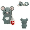 thumbnail image 1 of Mouse USB Flash Drive for Students - Mouse Pen Drive - Jump Drive 16 GB Storage (Mouse - Grey), 1 of 7