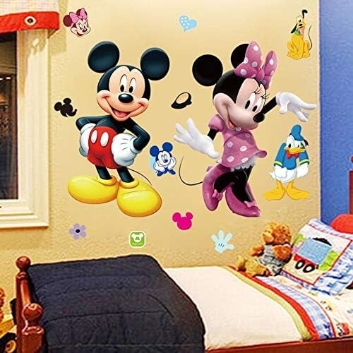 Mouse Wall Decal Kids Room Sticker Cartoon Mural Decor Home$$Tools