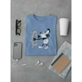thumbnail image 1 of Mouse Whistling T-shirt Color Women's -SmartPrintsInk Designs, 1 of 1