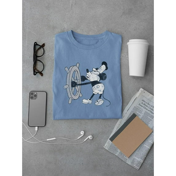 Mouse Whistling T-shirt Color Women's -SmartPrintsInk Designs