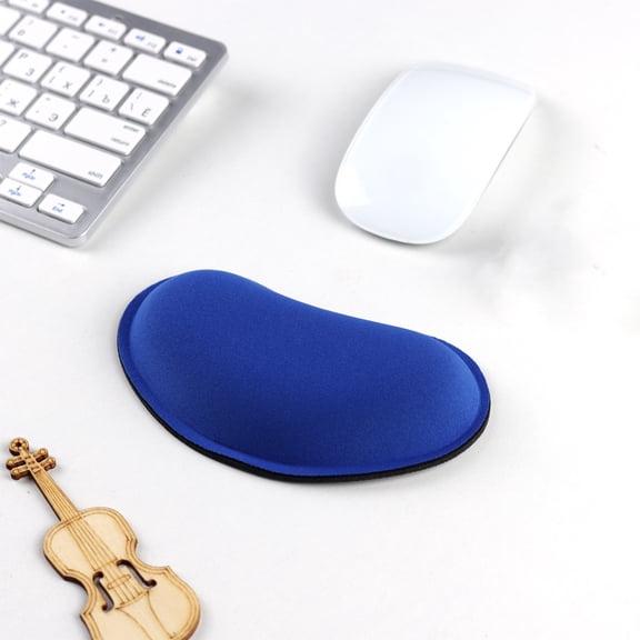Mouse Wrist Rest, Ergonomic Memory Foam Mouse Wrist Support, Resin Hand Rest Pad Cushion for Gaming, Office, Computer, Laptop, Pain Relief & Easy Typing