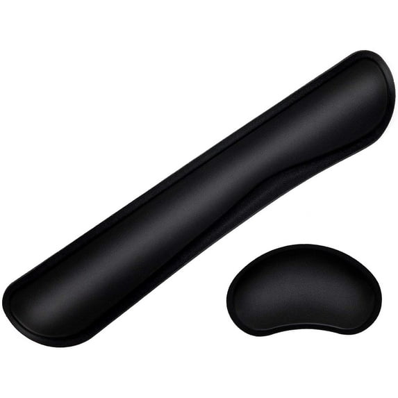 Mouse Wrist Rest Pad Keyboard Support Memory Foam Set Tonos