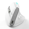 thumbnail image 1 of Mouse ZELOTES F-36 Wireless Vertical 2.4G  Mouse Full Color Light 8 Key Programming Five Movement Speed Game Mouse Built-in 730mah Lithium Battery White, 1 of 7
