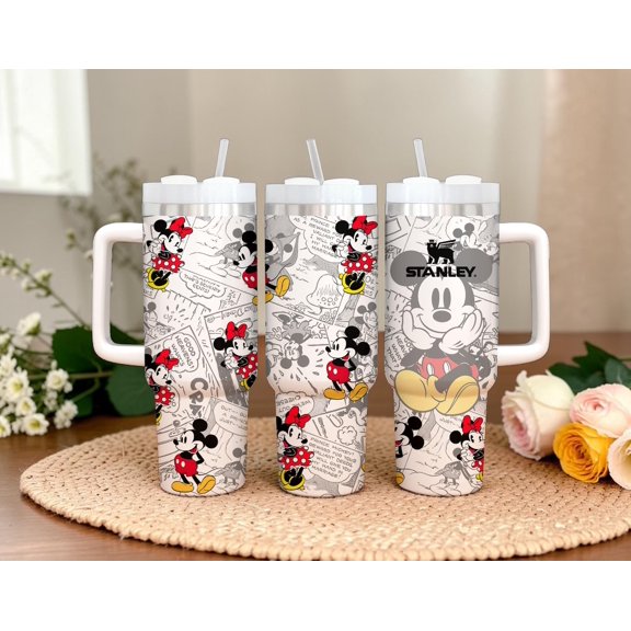 Mouse and Friends 40oz Tumbler with Handle