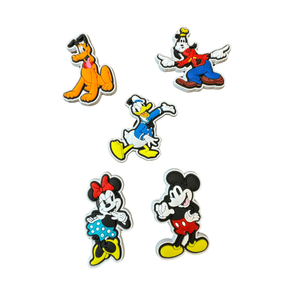 Mouse and Friends 5 Pack Shoe Charms