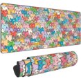 thumbnail image 1 of Mouse pad Cute Funny Cat ,XXL Large Gaming Laptop Anime Mouse Pad, Stitched Edges Big Desk Pads, Extended PC Keyboard Waterproof and Non-Slip 31.06 x 11.8inches Rubber Table Mat, 1 of 5