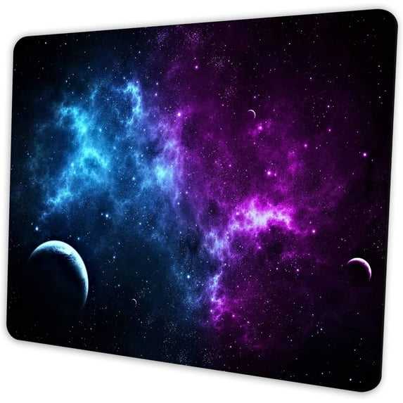 Mouse pad Personalized Design Galaxy Computer Mouse pad, Washable Non-Slip Rubber Mousepad 9.5 X 7.9 inch