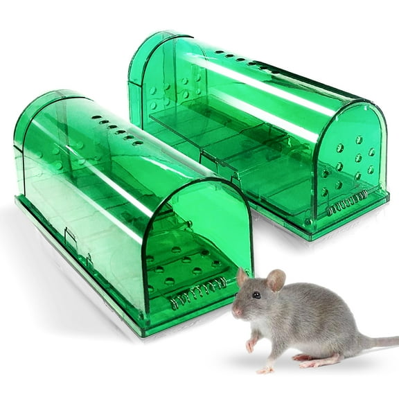 Mouse traps,Mouse Humane Mouse Catcher No Kill Live Catch and Release Mouse Traps, Reusable, Easy to Set