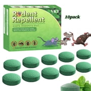MouseRodentRepellent 10Pack, Peppermint Oil Balls forRodents Outdoor and Indoor Use, Deterrent Rats MiceRepellent for Car,Kitchen