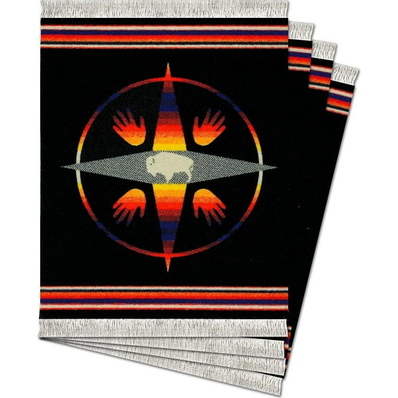MouseRug Big Medicine Coaster Rugs - 4 Pc.