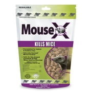 MouseX Rodent Killer Bait Pellets for Rats & Mice   Poison Free, Pet Safe Indoor & Outdoor Use Pellets 5 oz. Bag - 620219