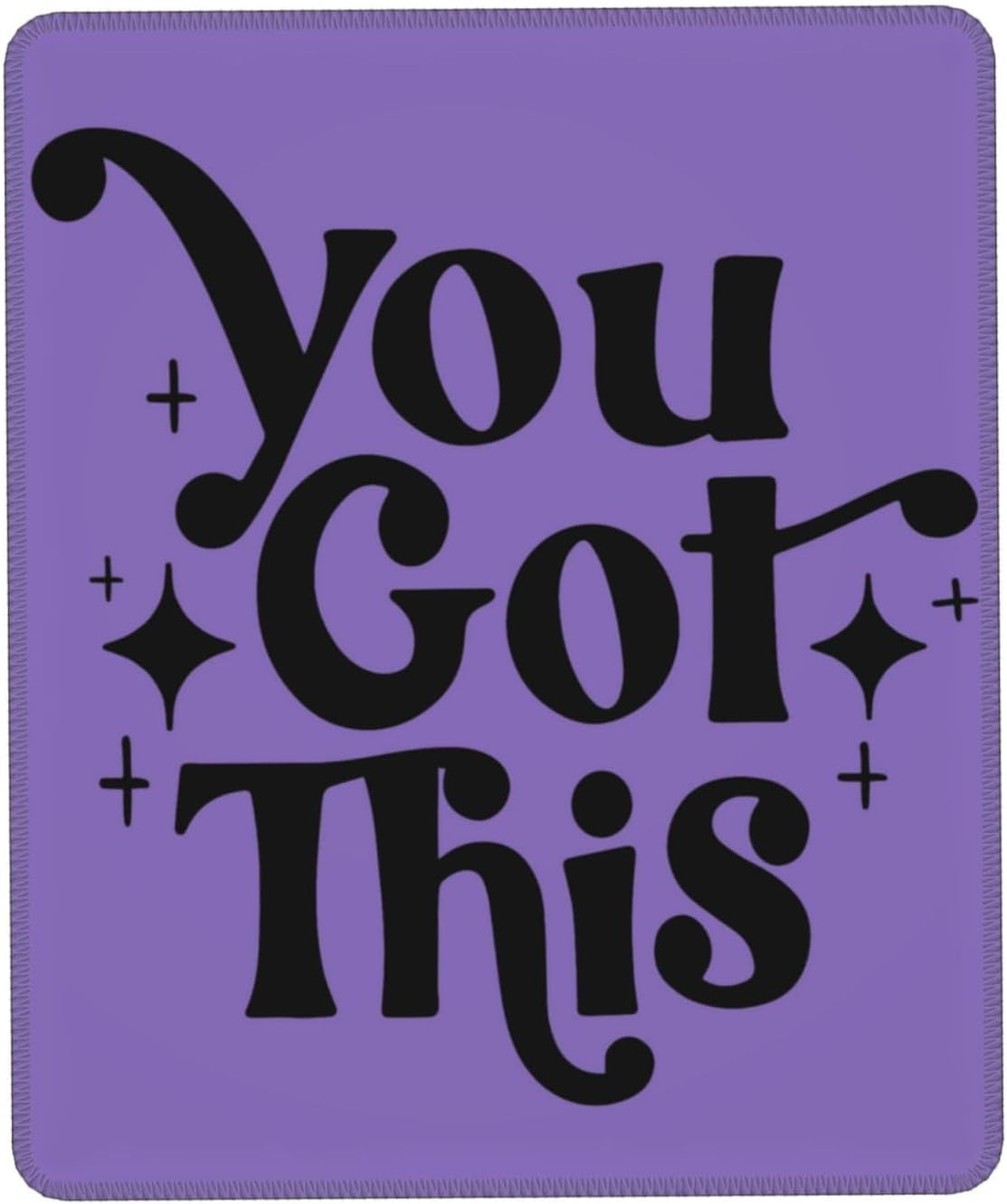 Small Motivational Mouse Pad - Pink, 7x5 Inches, 2mm Thick, Anti-Slip Base, Smooth Surface For Travel & Office Decor