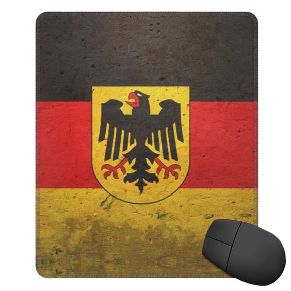 Mousepad Germany Flag Non-Slip Rubber Base Mouse Mat For Laptop Computer Gaming Office 11.8×9.85 Inches