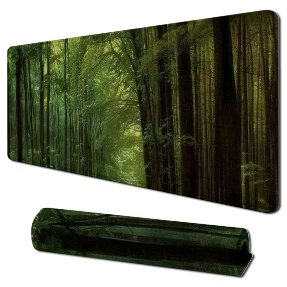 Mousepad Green Path,Rectangle Designs Non-Slip Rubber Base Mouse Pad