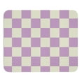 thumbnail image 1 of Mousepad Lavender Checkerboard Aesthetic Grid Pattern Design, 1 of 6