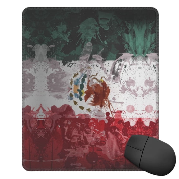 Mousepad Mexico-Mexican-Flag Non-Slip Rubber Base Mouse Mat For Laptop Computer Gaming Office 11.89.85 Inches