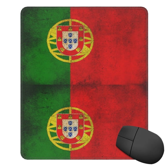 Mousepad Portugal Flag Art Flags Non-Slip Rubber Base Mouse Mat For Laptop Computer Gaming Office 11.89.85 Inches