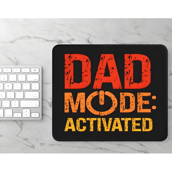 Mousepad - Rectangle Dad Mouse Pad - Activated - 10 in x 8 in