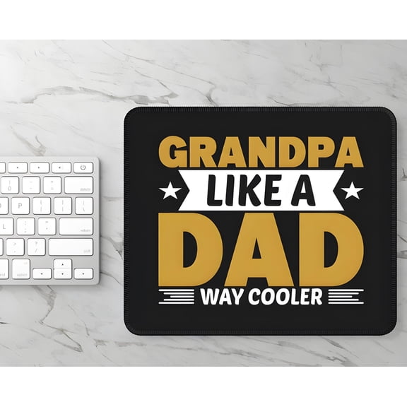 Mousepad - Rectangle Dad Mouse Pad - Grandpa - 10 in x 8 in