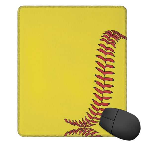 Mousepad Softball Baseball Non-Slip Rubber Base Mouse Mat For Laptop Computer Gaming Office 11.89.85 Inches
