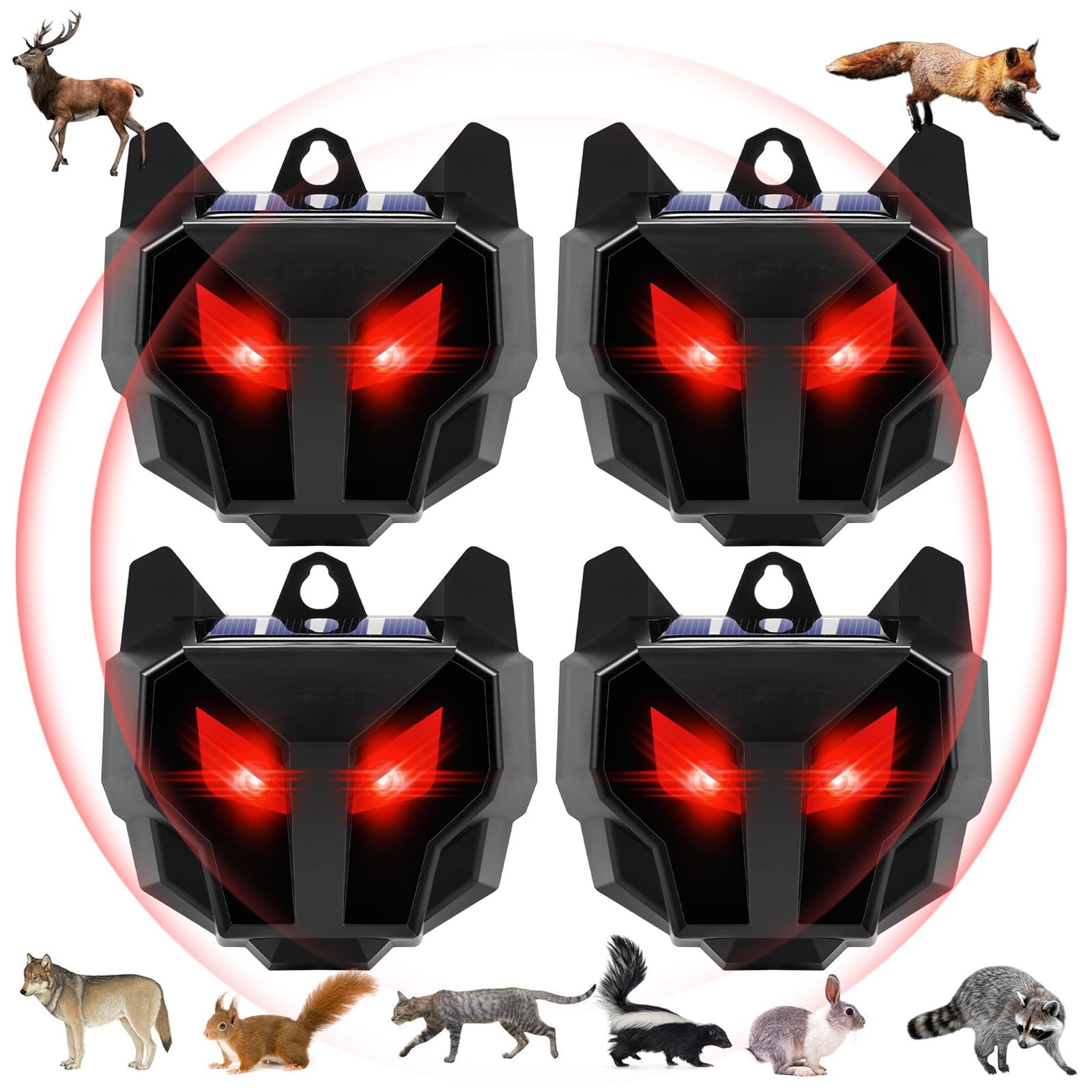 Mousetrap,2024 Upgrade Solar Outdoor Animal Deer Device Coyote Raccoon