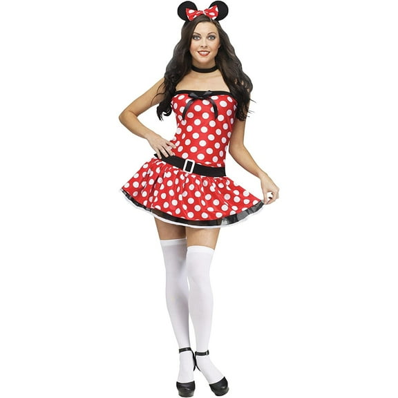 Retro Miss Mousie Mouse Women's Costume Medium-Large 10-14