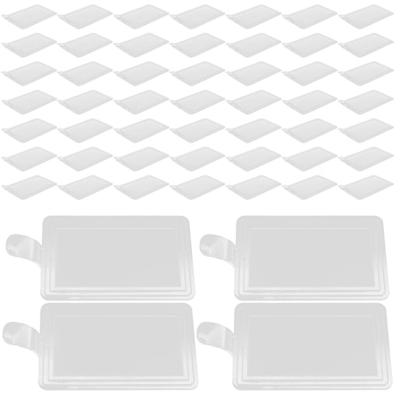 CRILSTYLEO 100pcs Plastic Cake Bases for Cake Display, Perfect for Holiday Parties and General Use