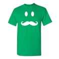 thumbnail image 1 of Moustache Smile Men Funny Tees Novelty Sarcastic Humor Graphic TShirt, 1 of 5