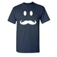 thumbnail image 1 of Moustache Smile Sarcastic Humor Graphic Novelty Super Soft Ring Spun Funny T Shirt, 1 of 3