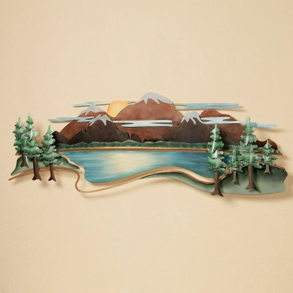 Moutain View Wall Sculpture Multi Earth