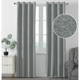 thumbnail image 1 of Moutainwind 100% Blackout Curtains Linen Polyester Grommet Curtain Pair Waterproof Curtain Panel, 1 of 14