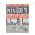 thumbnail image 1 of Moutet Tissage French Jacquard 100% Cotton Tea-Towels Kitchen Towels Paris City of Love "CAFE DE FRANCE", 1 of 3