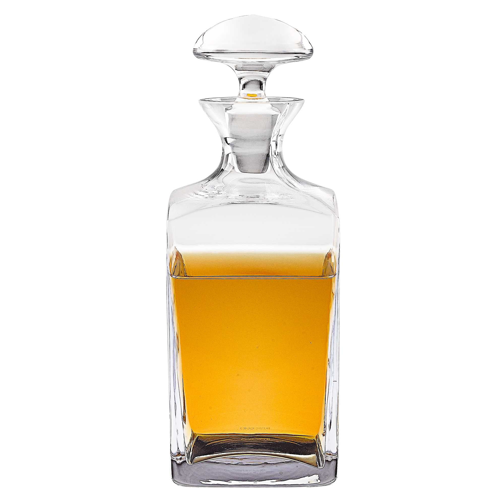 Mouth Blown European Crystal Scotch Or Whiskey Decanter 34 Oz Mouth Blown European Crystal Scotch Or Whiskey Decanter 34 Oz