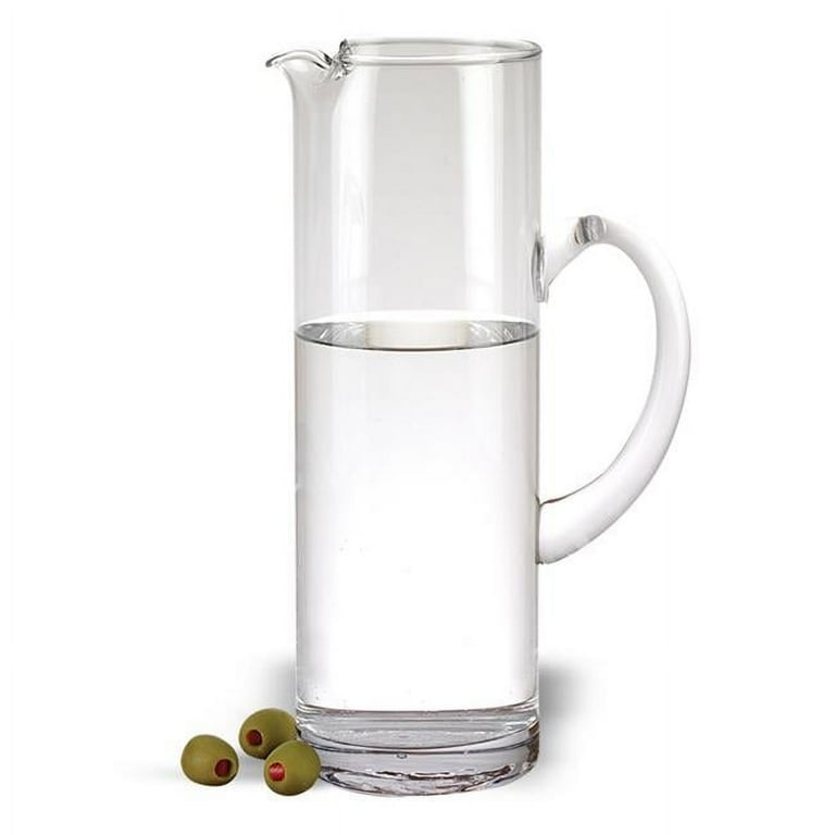 Mouth Blown Ice Tea Martini Or Water Glass Pitcher 54 Oz Mouth Blown Ice Tea Martini Or Water Glass Pitcher 54 Oz