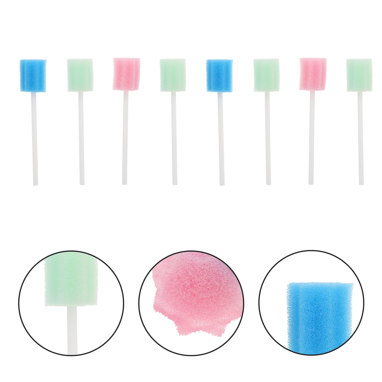 Mouth Care Swabs 150pcs Disposable Mouth Care Sponge Tooth Cleaning Sponge Swab Oral Care Sticks
