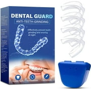 Mouth Guard For Clenching Teeth At Night, Mouth Guard for Grinding Teeth at Night, Anti-Snoring Device, 4PCS/2SIZE