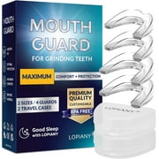 Mouth Guard for Grinding Teeth at Night, Night Guards for Teeth Grinding, Mouthguards for Grinding of Teeth, Bite Guard for Teeth Clenching Nighttime, Mouth Guard for Sleeping, 2 Sizes